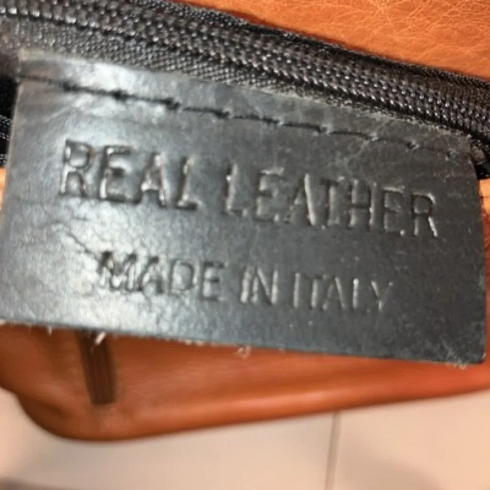 Foir Di Lota Italian Genuine Leather Cross Body Messenger Bag A-Symmetrical - Picture 7 of 8